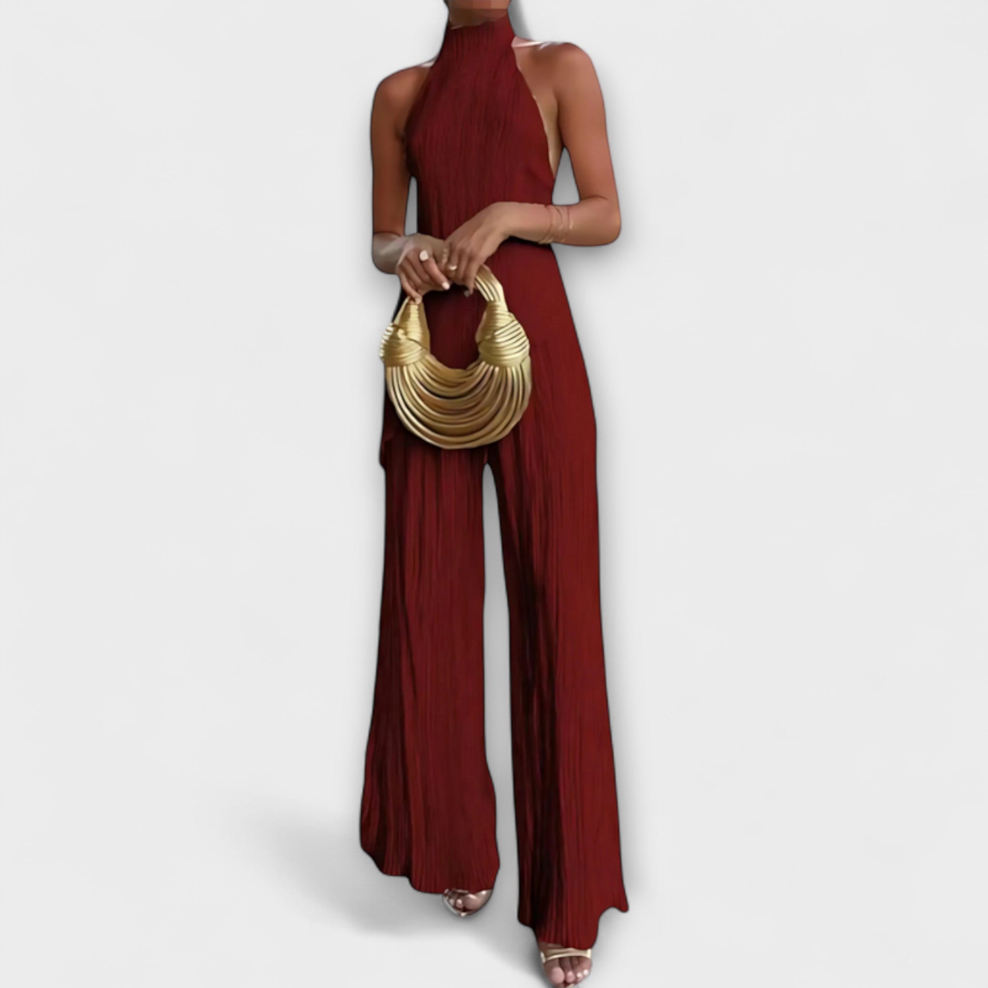 Pilarica - Elegant Plisserad Asymmetrisk Set