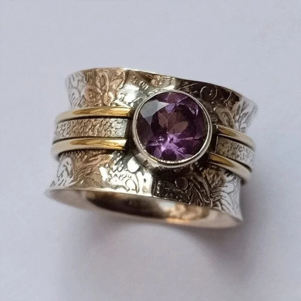 Bohemisk Kristall Meditationsring