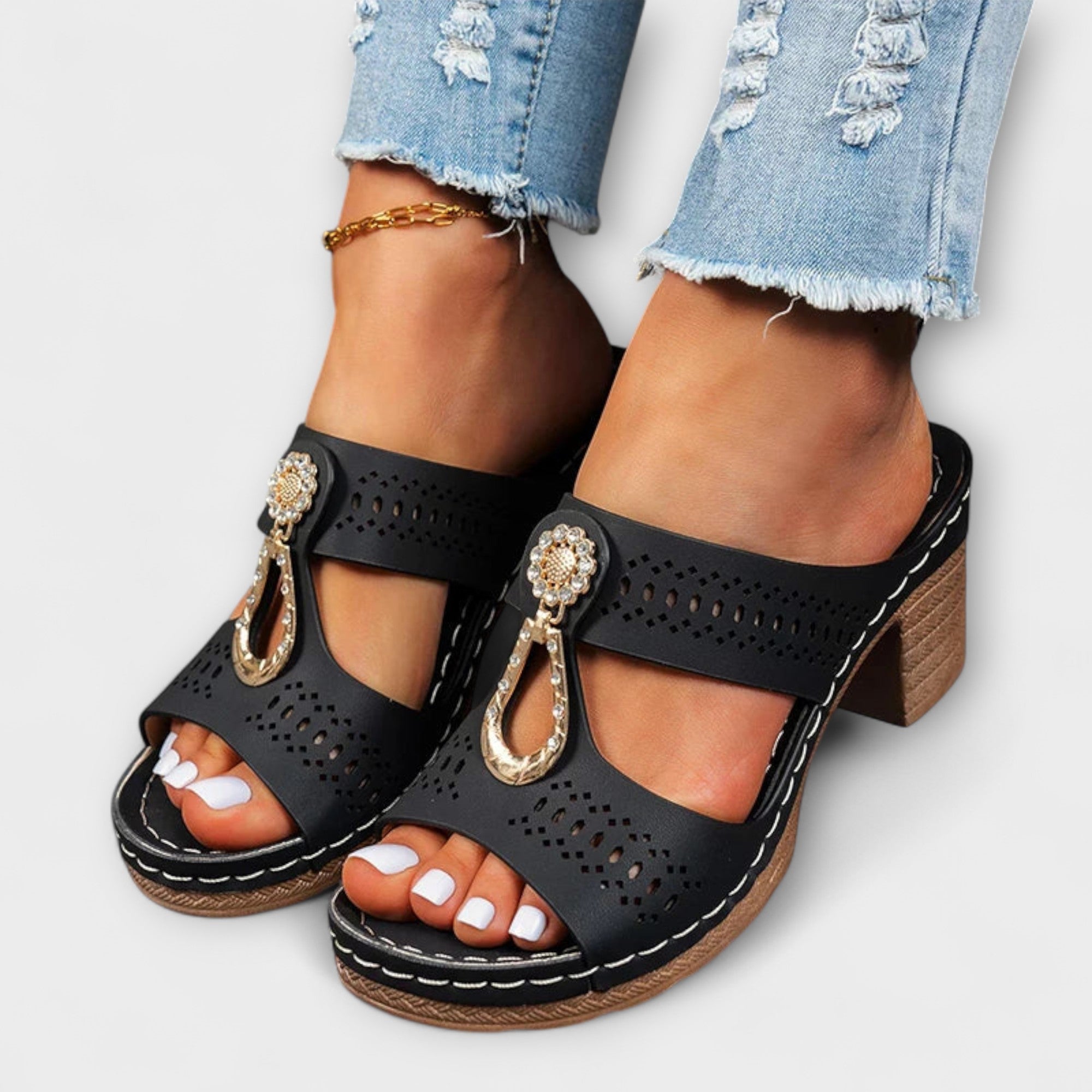 Maria - Stiliga och Bekväma Ortopediska Sandaler