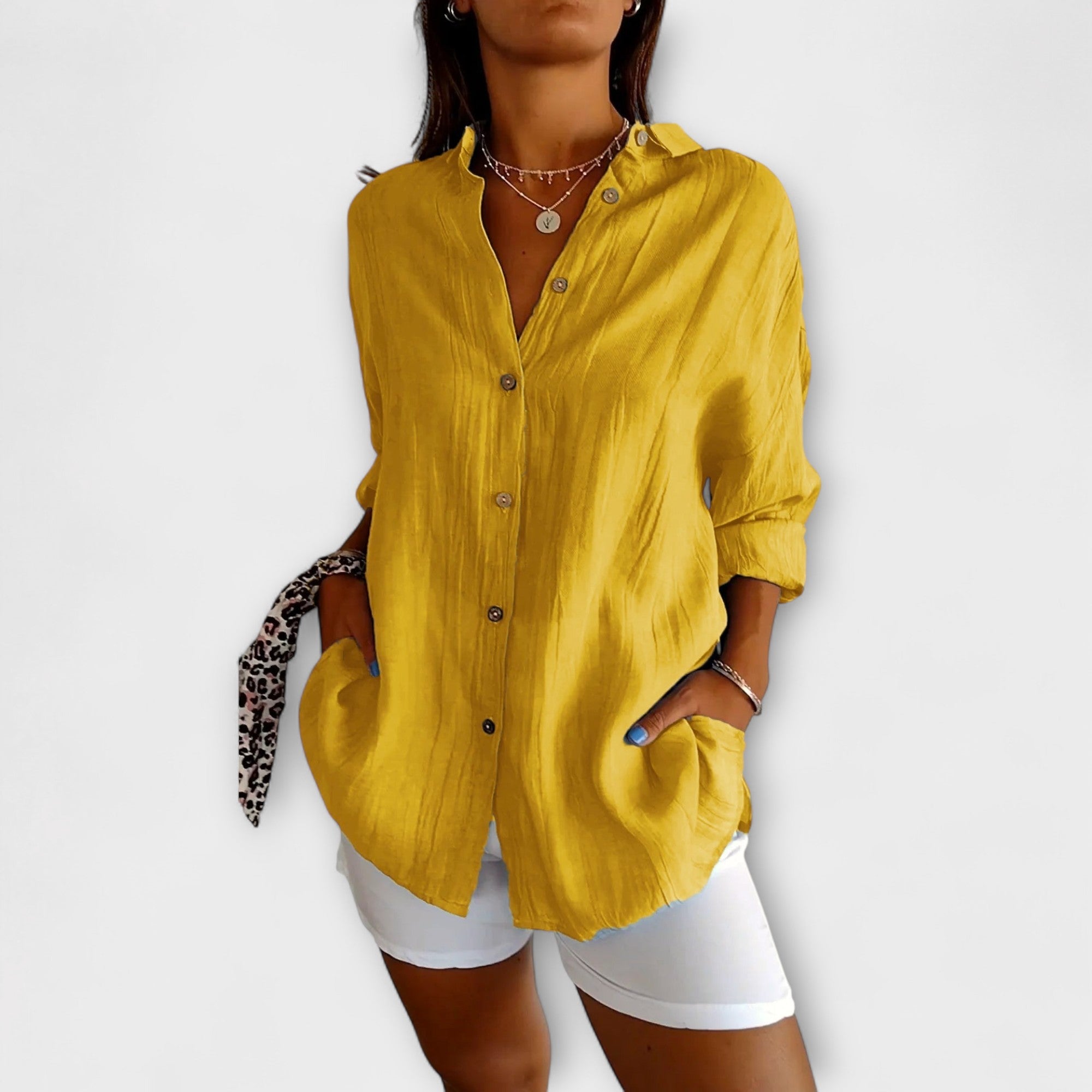 Saskia - Elegant Blus för Kvinnor