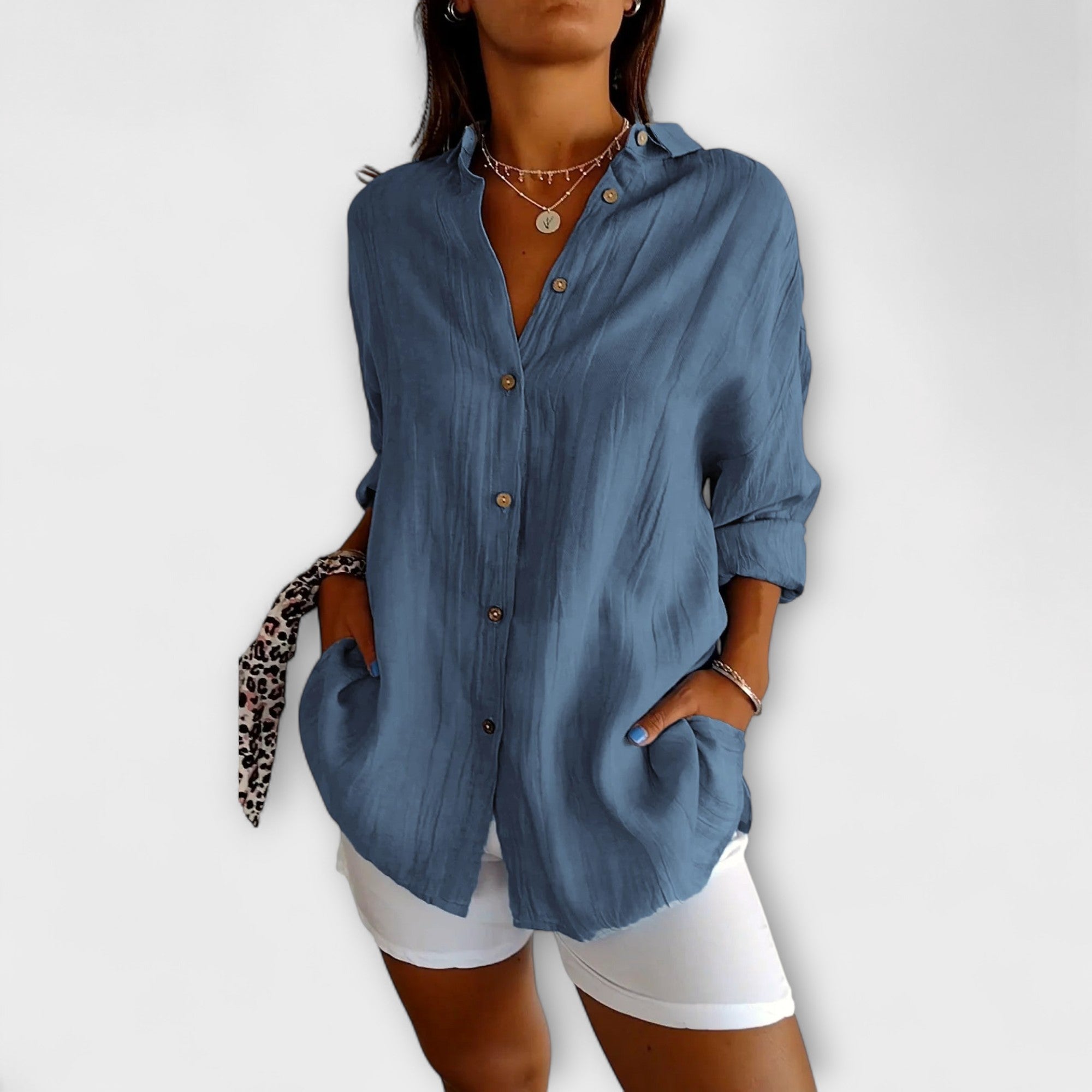Saskia - Elegant Blus för Kvinnor