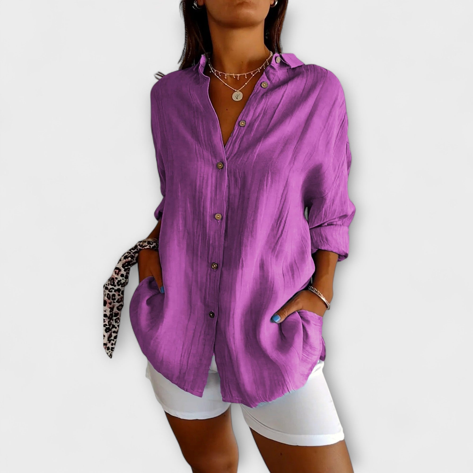 Saskia - Elegant Blus för Kvinnor