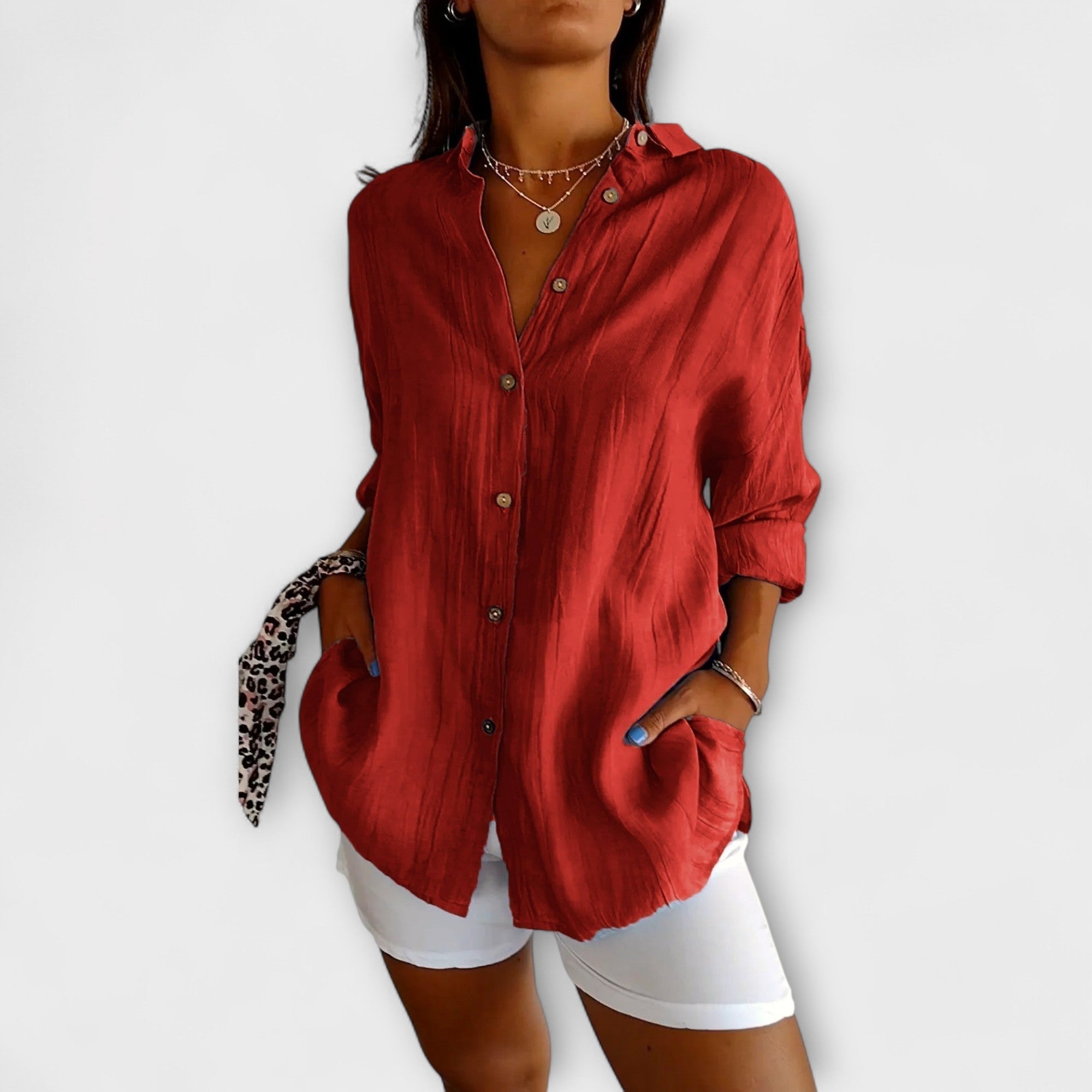 Saskia - Elegant Blus för Kvinnor