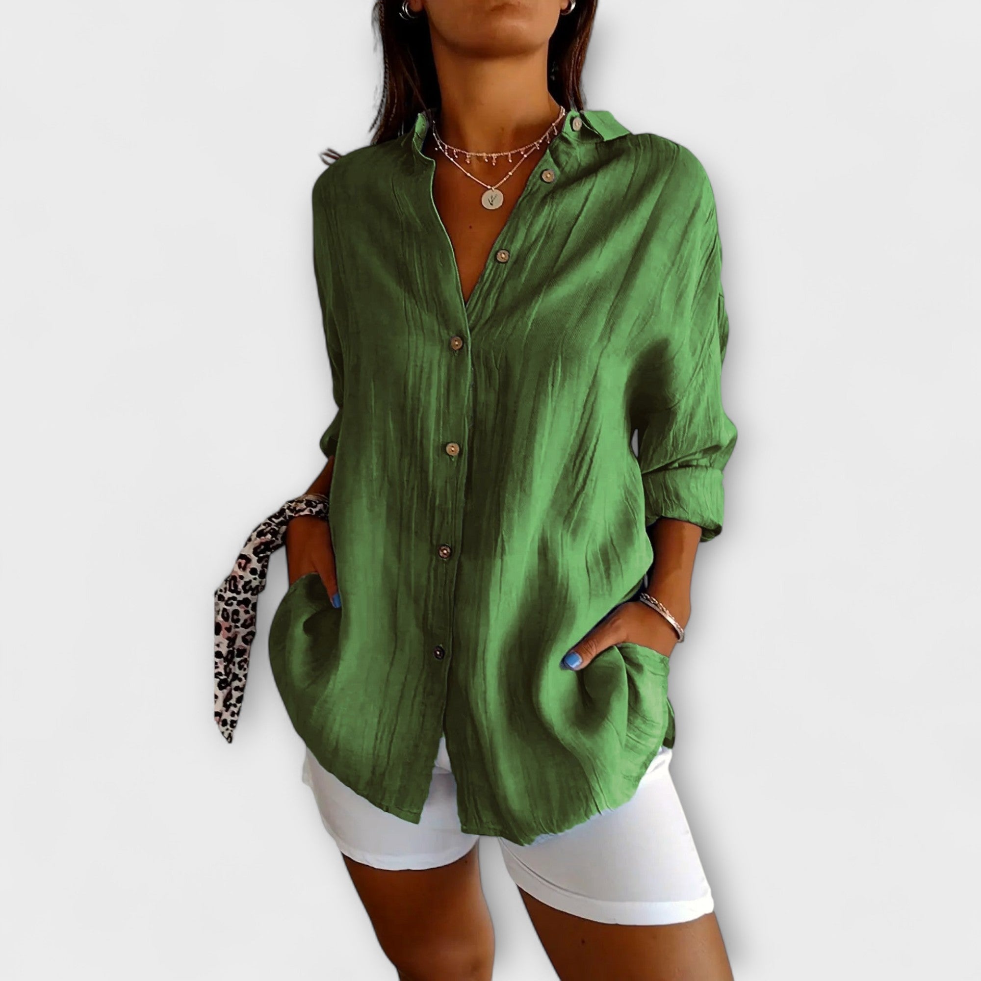Saskia - Elegant Blus för Kvinnor