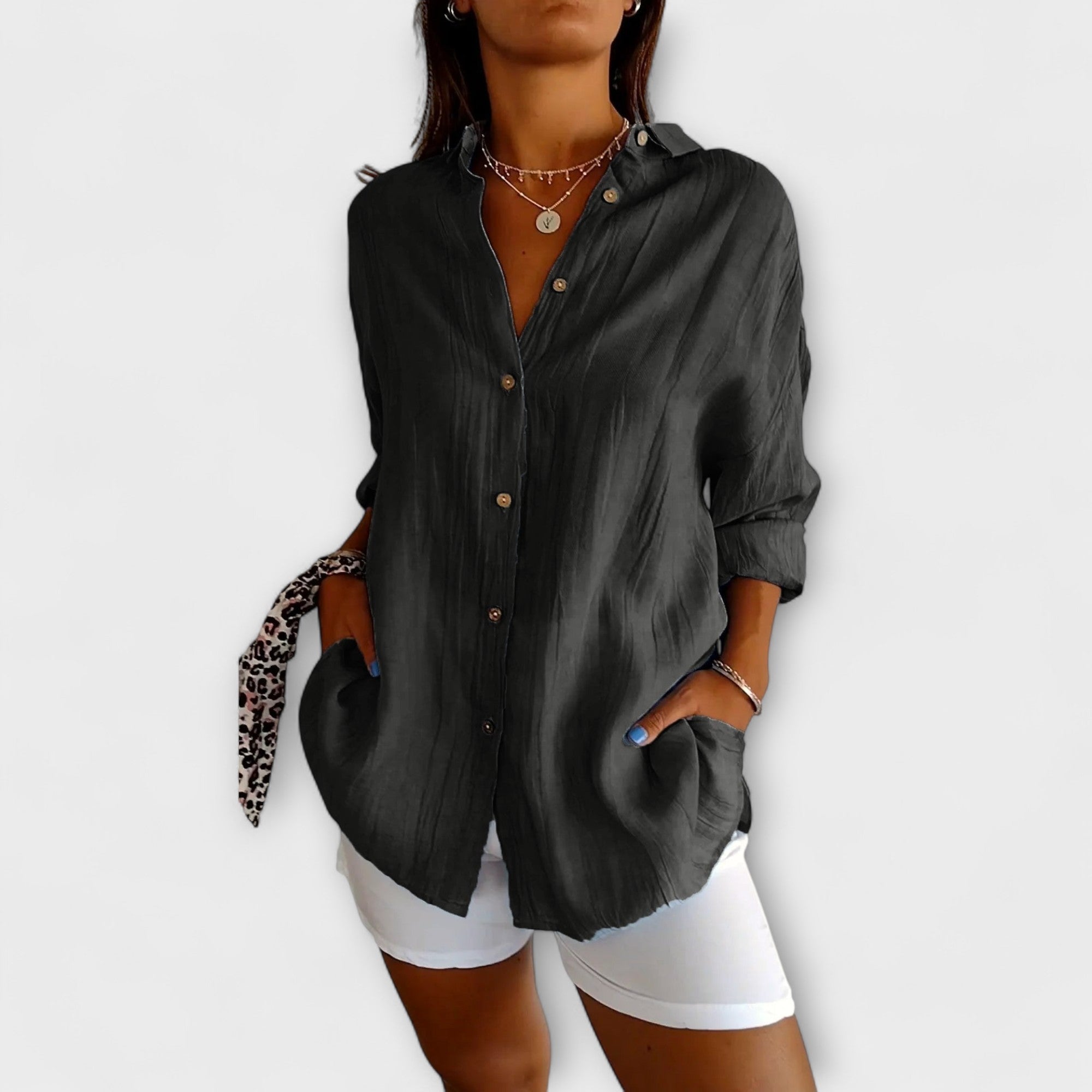 Saskia - Elegant Blus för Kvinnor