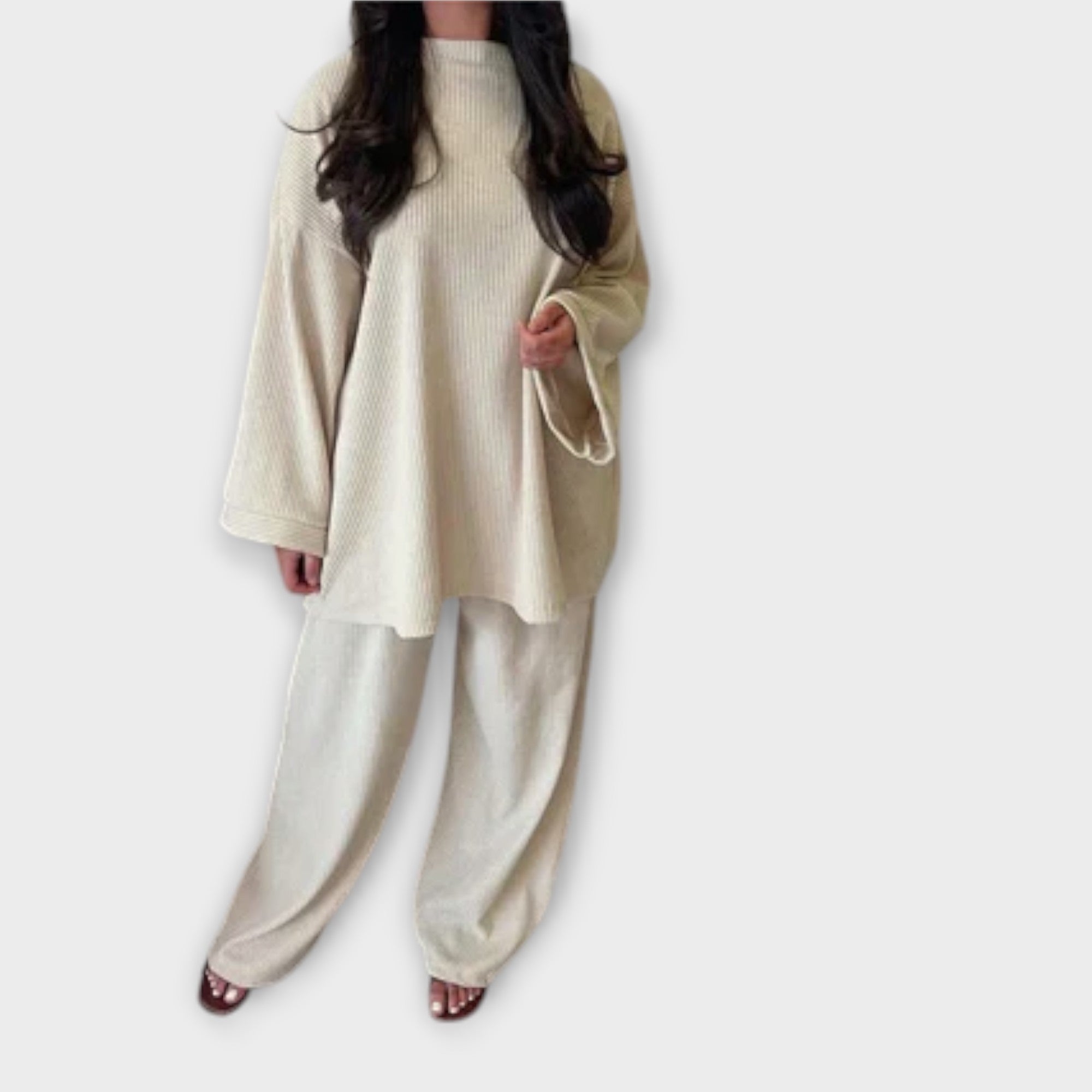 Ingrid - Oversized Set - Ribbad Stil