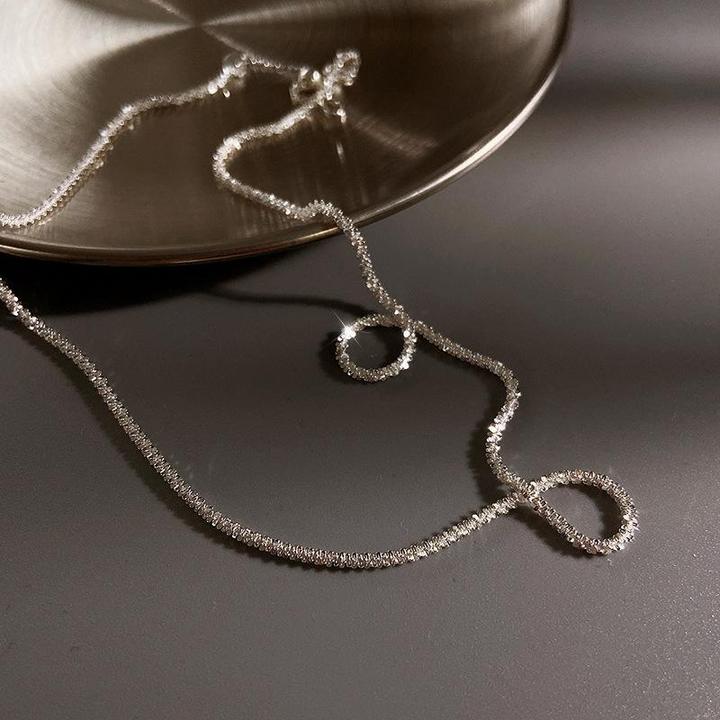 Stjärnljus Halsband Silver Set