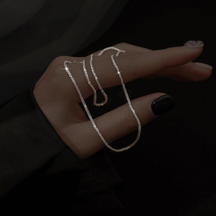 Stjärnljus Halsband Silver Set