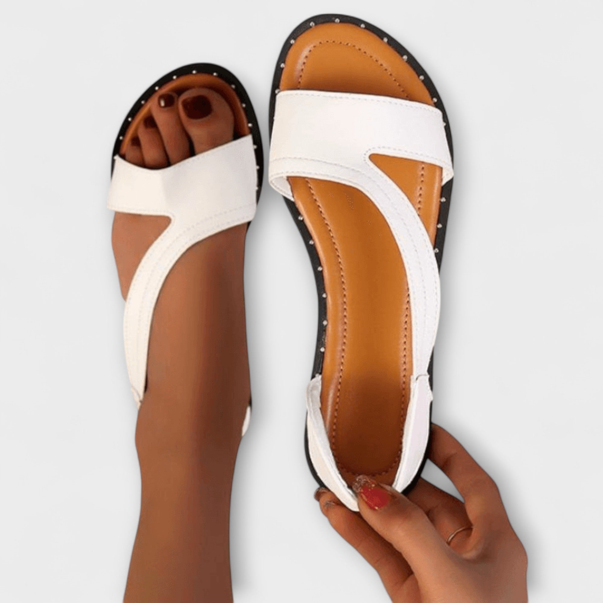 Dorothy - Moderna Sandaler med Mjuk Gummisula