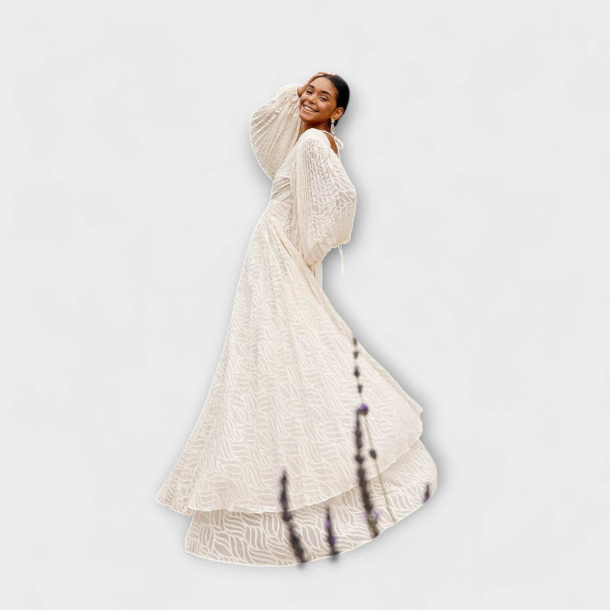 Elsa - Cream Maxi Klänning av Allegory