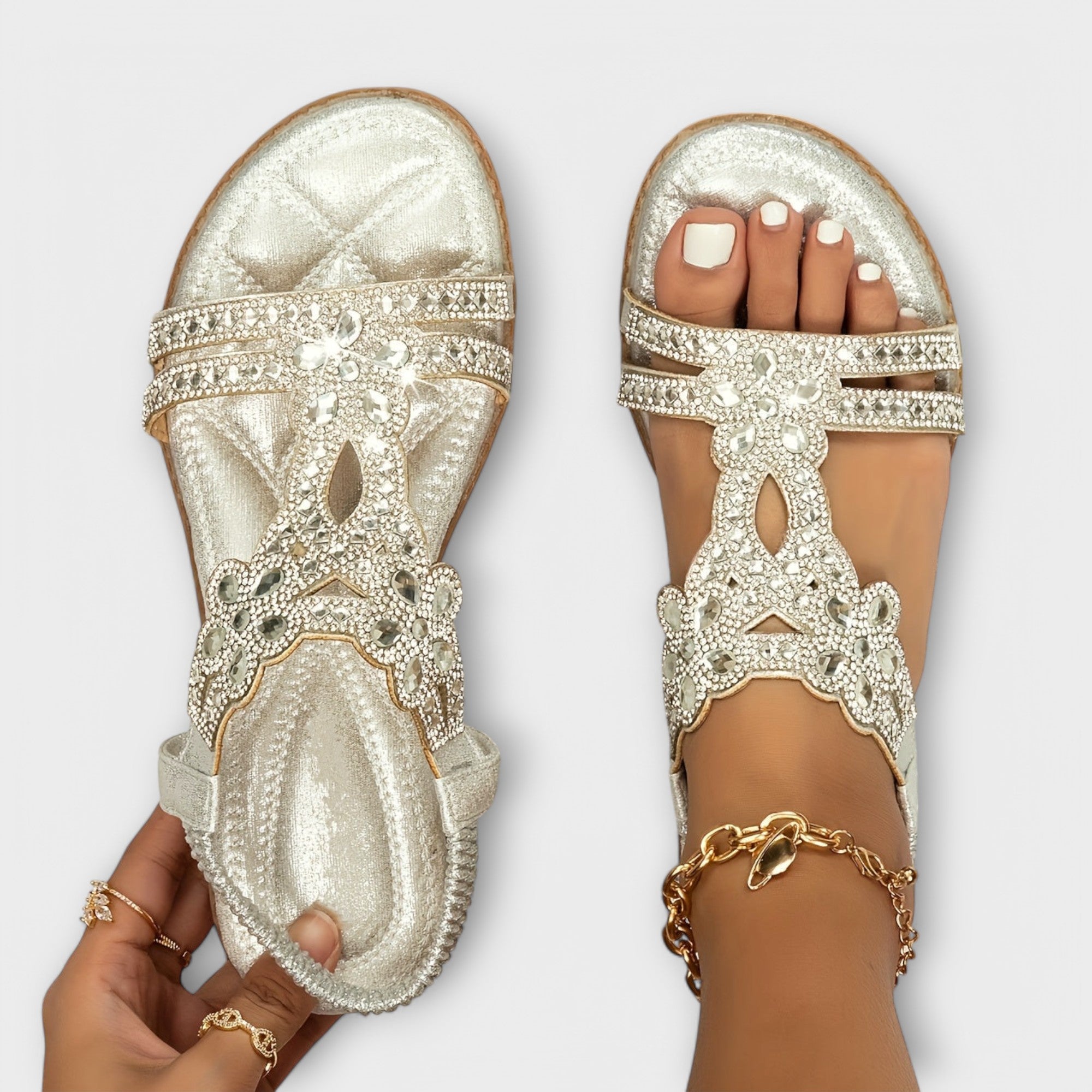Rosalie - Ortopediska Sandaler i Boho Stil