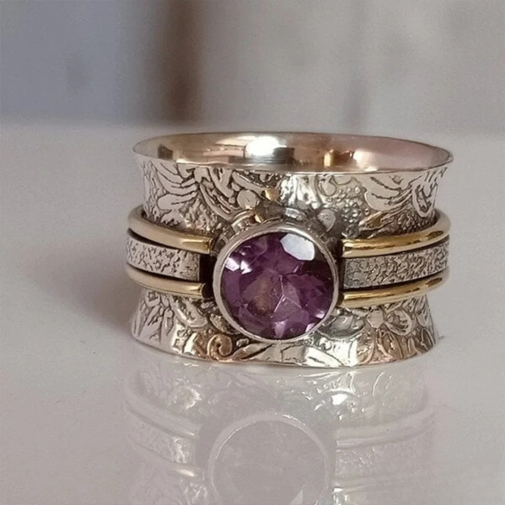 Bohemisk Kristall Meditationsring