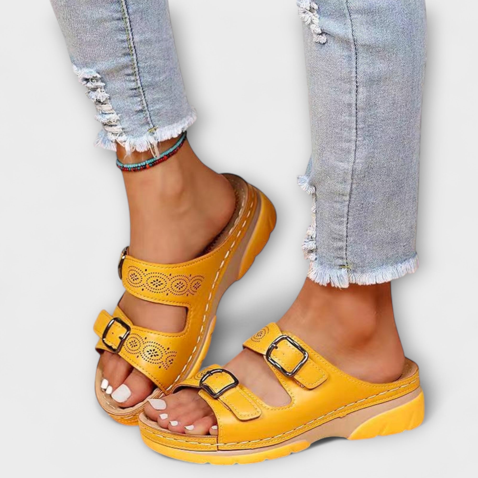 Ortopediska Läder Sandaler