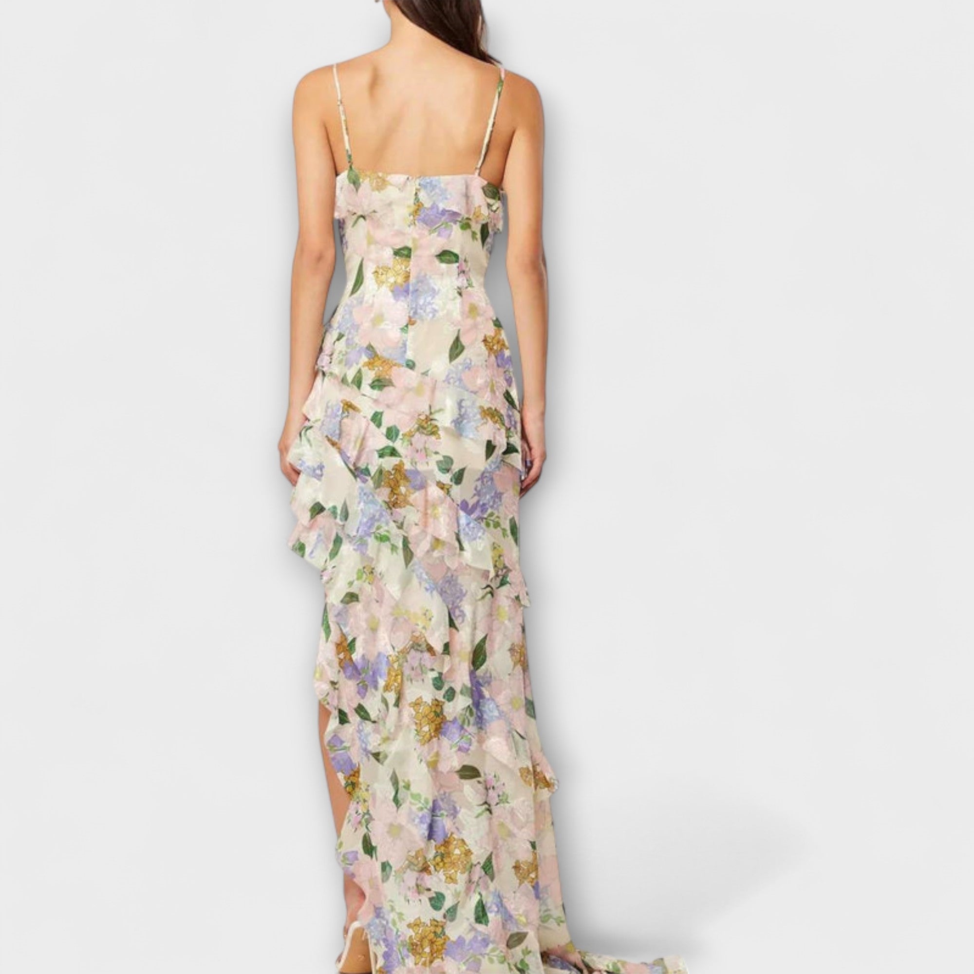 Indie - Volangklänning med Strap Print