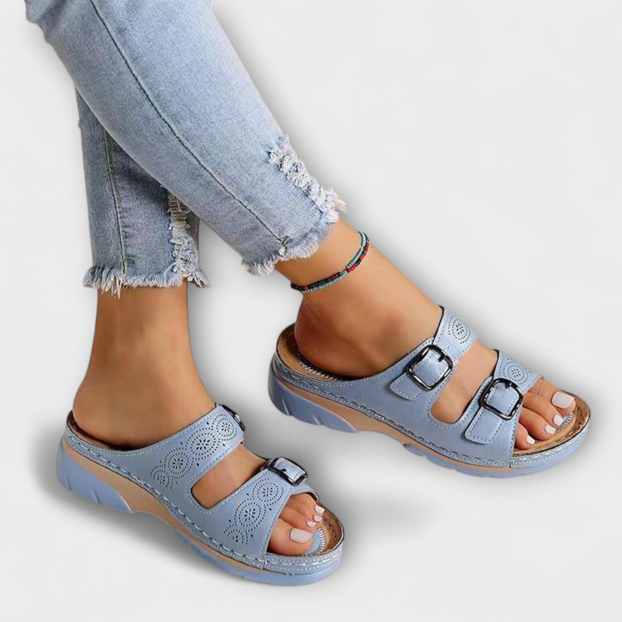 Ortopediska Läder Sandaler