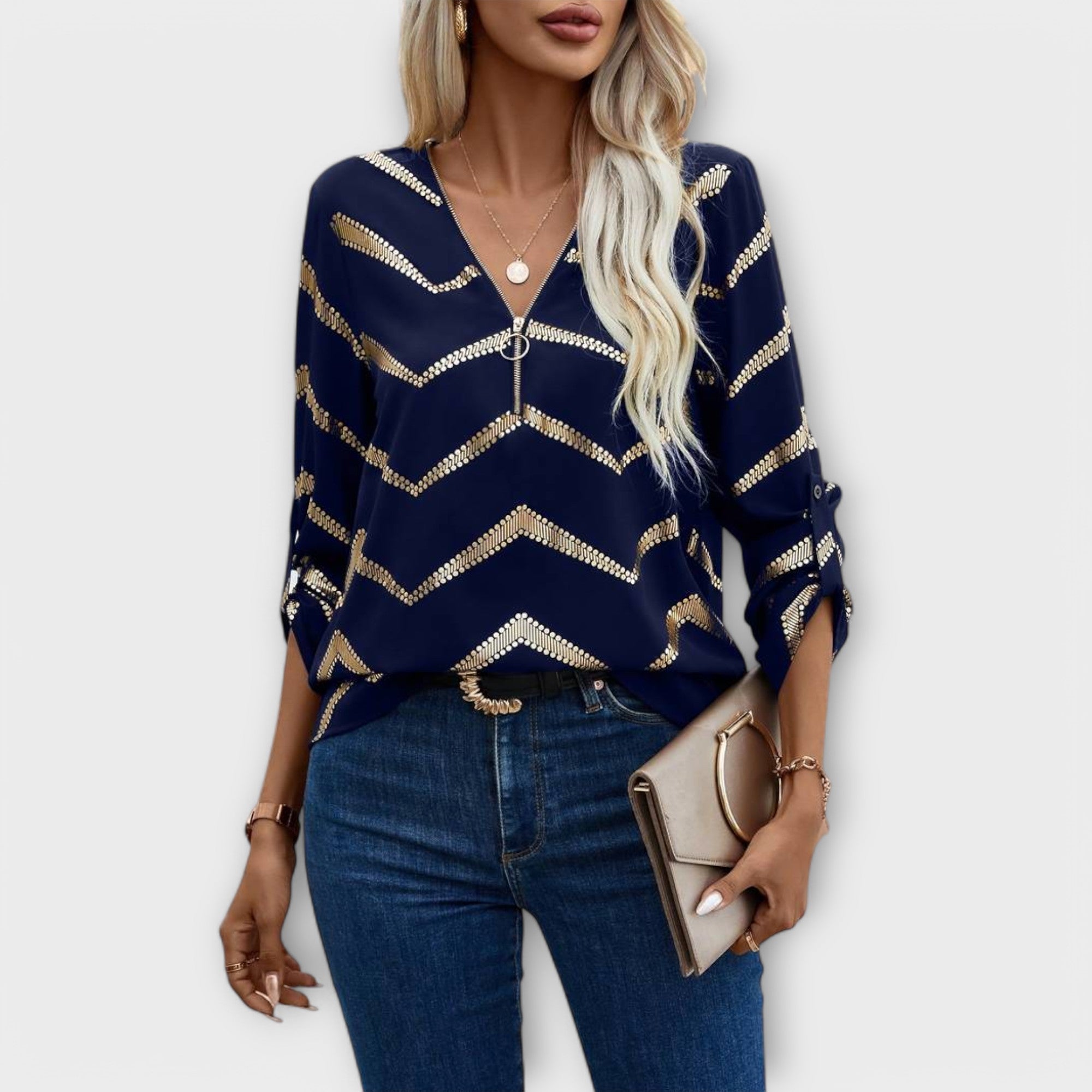 Emma - Tidlös Elegant Blus