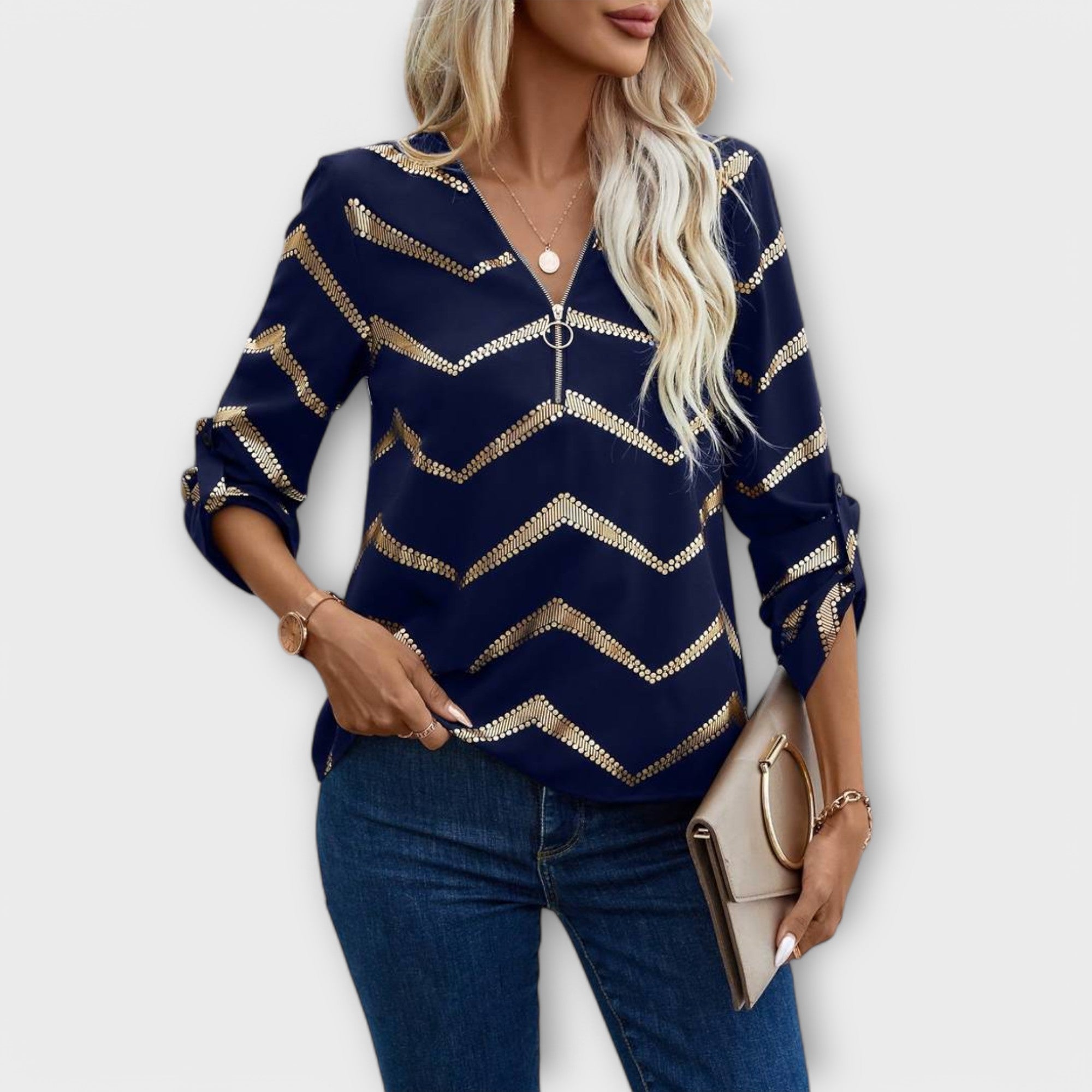 Emma - Tidlös Elegant Blus