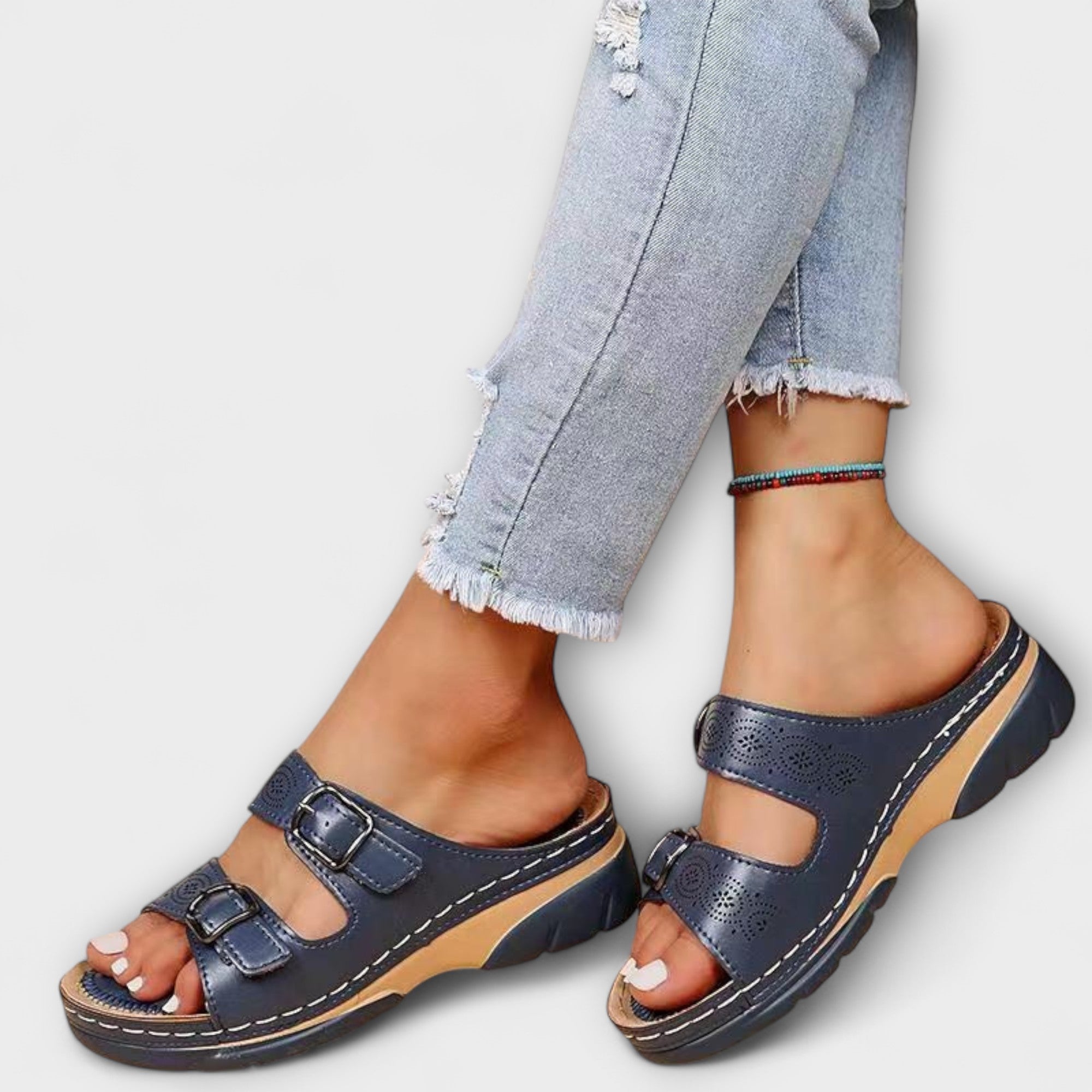 Ortopediska Läder Sandaler
