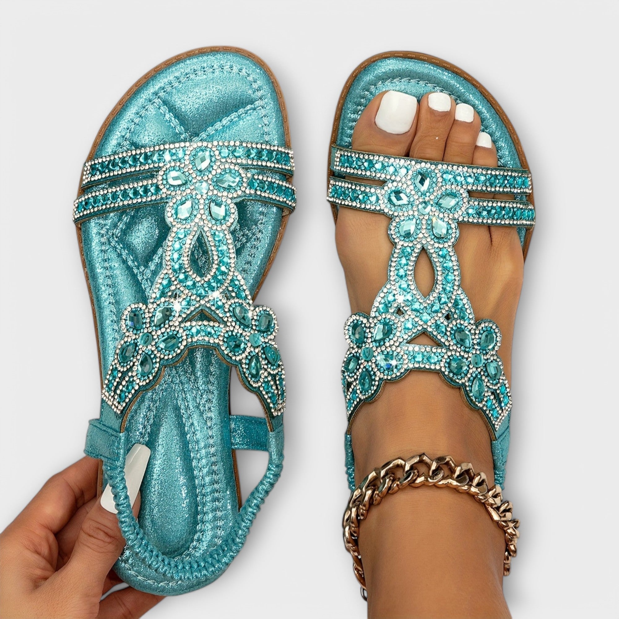 Rosalie - Ortopediska Sandaler i Boho Stil
