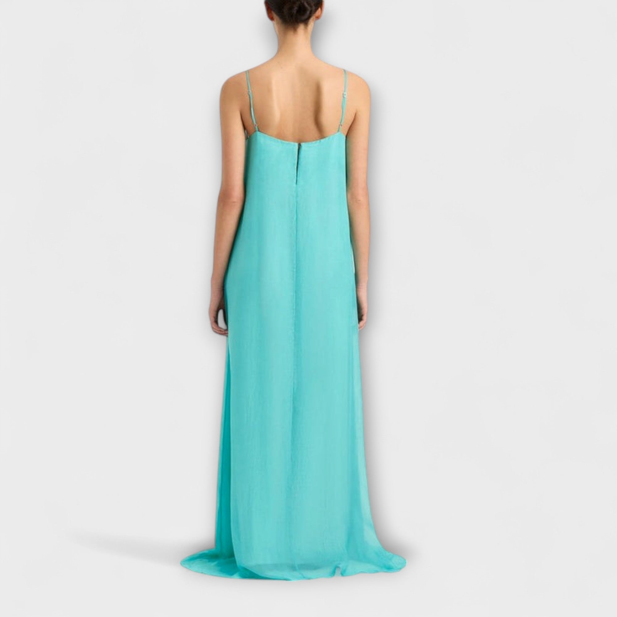 Madison - Elegant Maxi Klänning med Spaghettiband