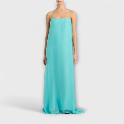 Madison - Elegant Maxi Klänning med Spaghettiband