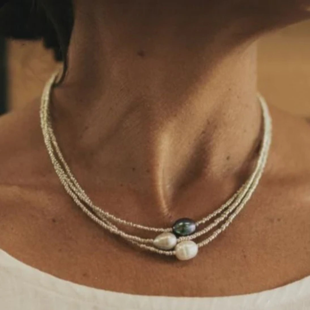 Vintage - Pärlhalsband