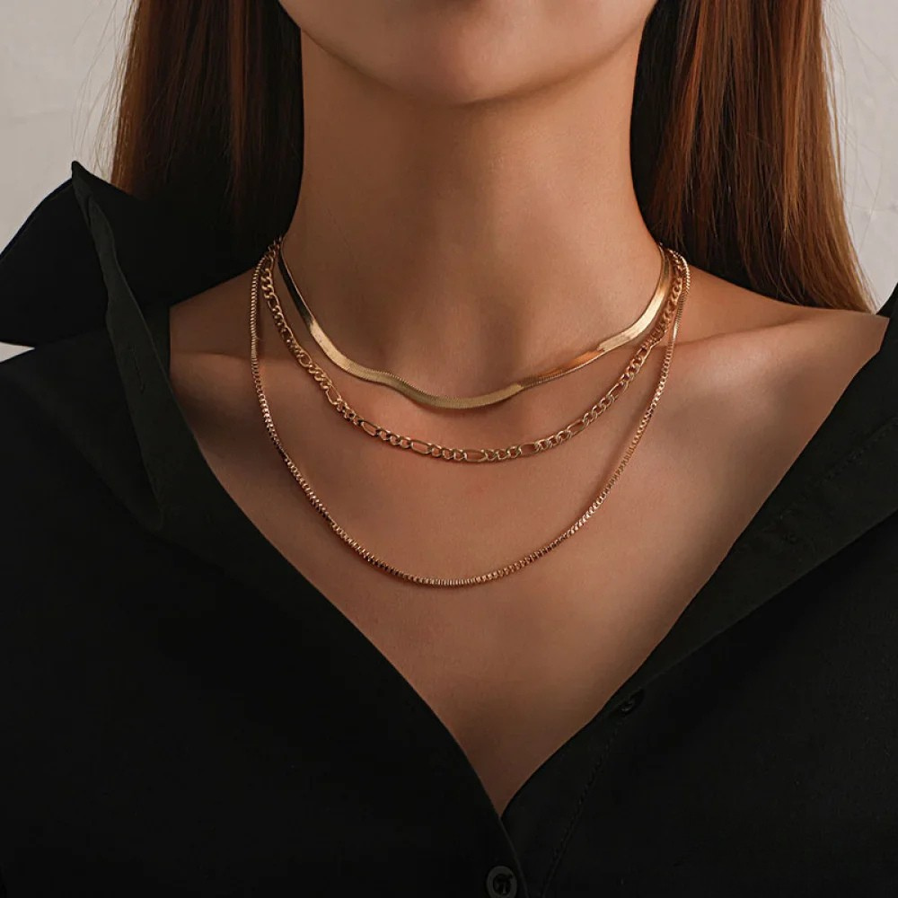 Vintage 3-delad lagerhalsband