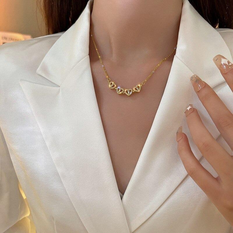 Fyra-bladig Klöver Halsband