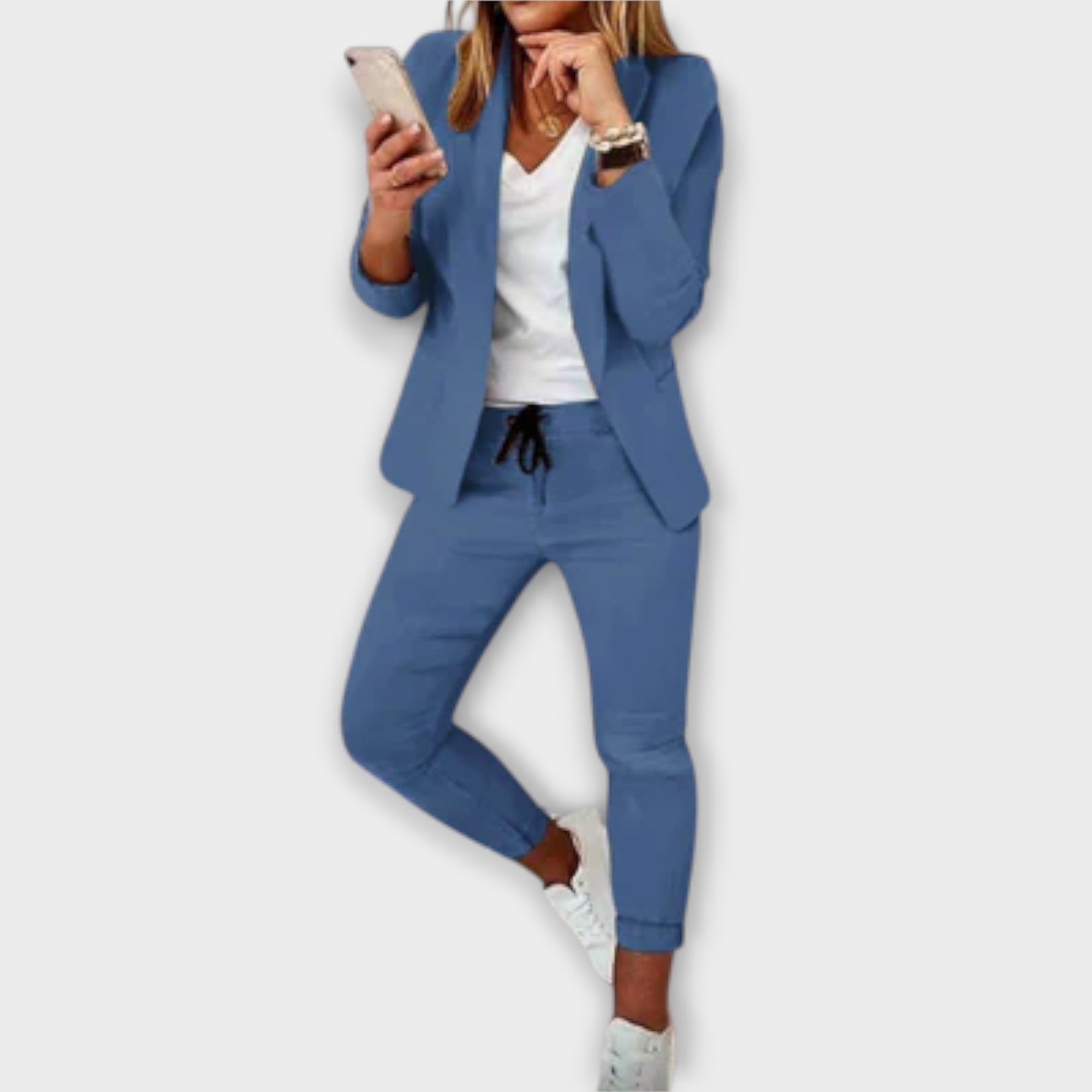 Sophia – Elegant och Bekväm Blazer Set