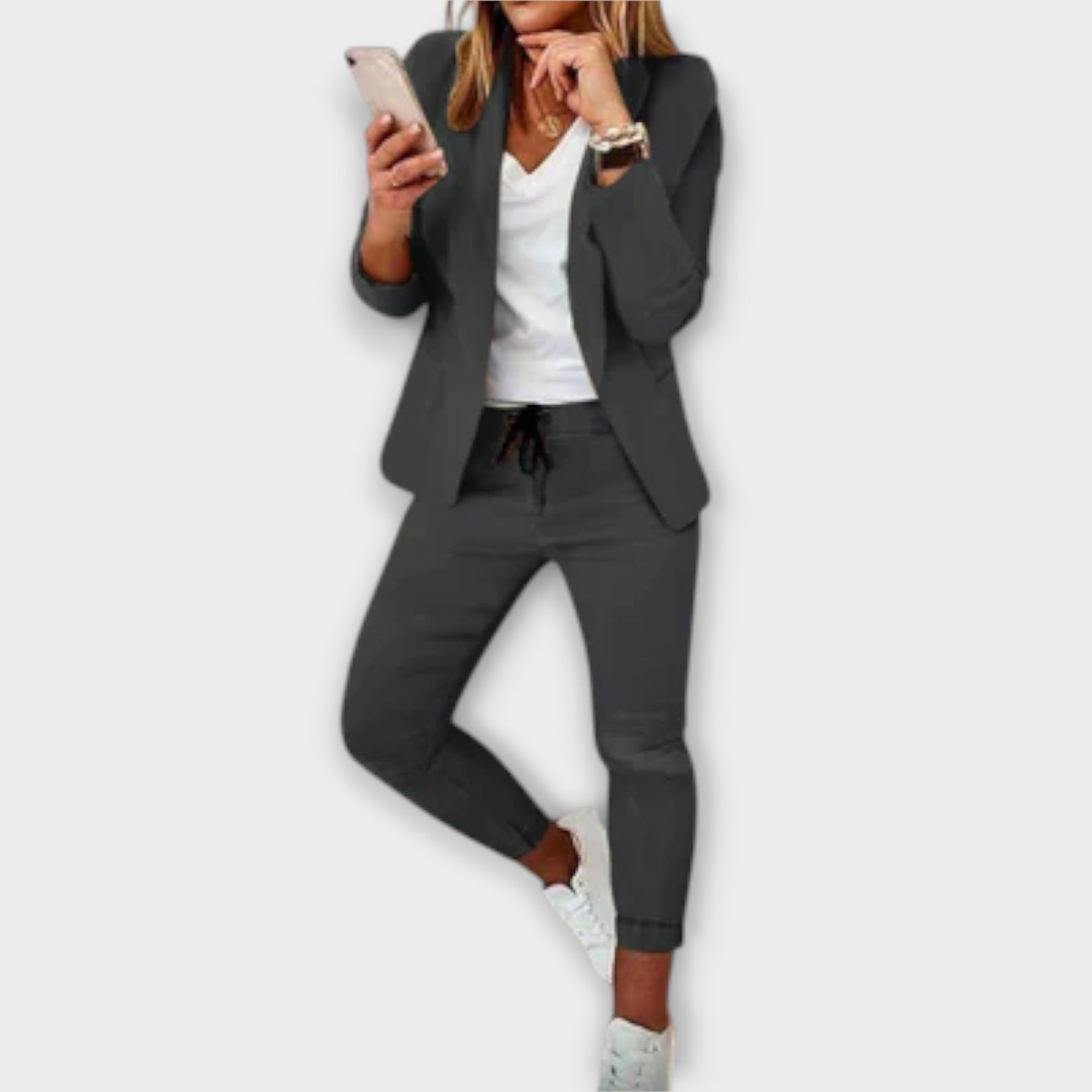 Sophia – Elegant och Bekväm Blazer Set