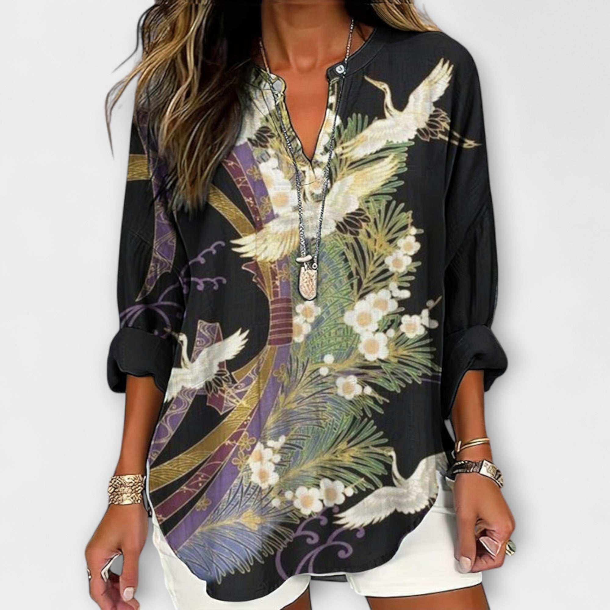 Ellie - Botanisk Elegans Blus