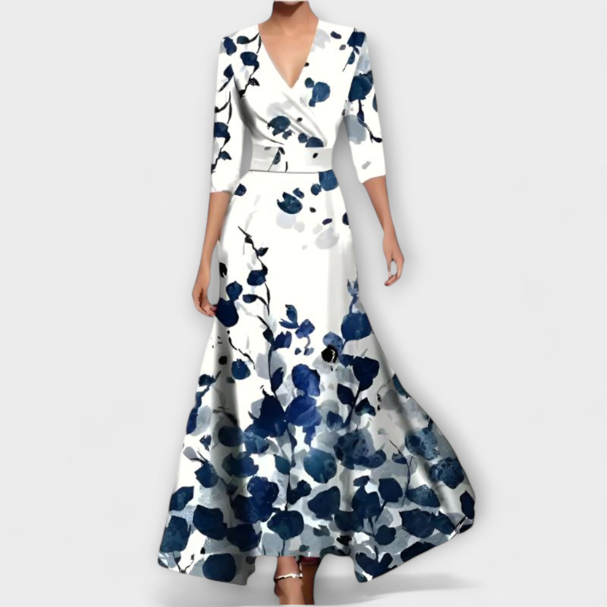 Alma - Elegant ärmdesign klänning för kvinnor
