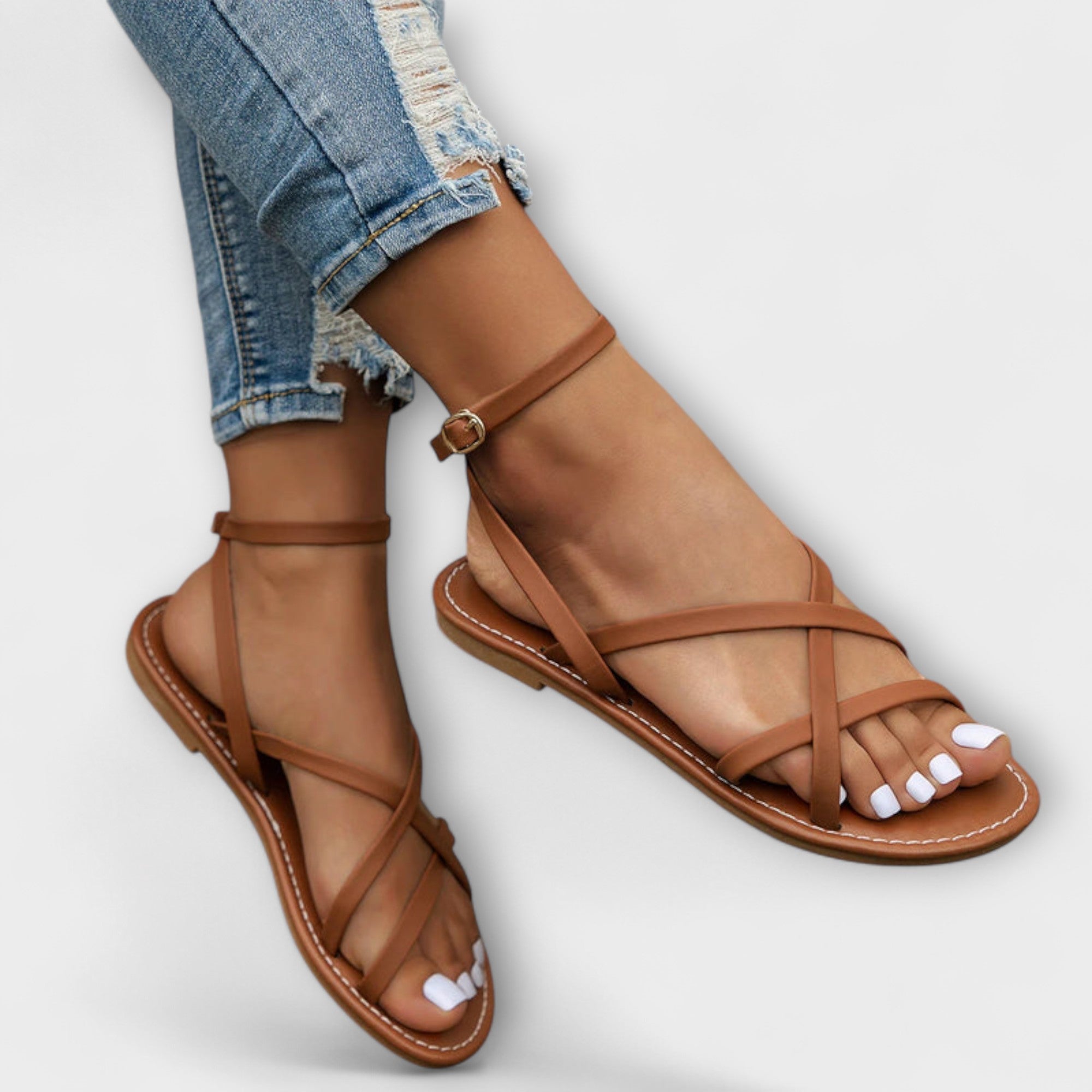 Suzu - Eleganta kvinnors romerska sandaler