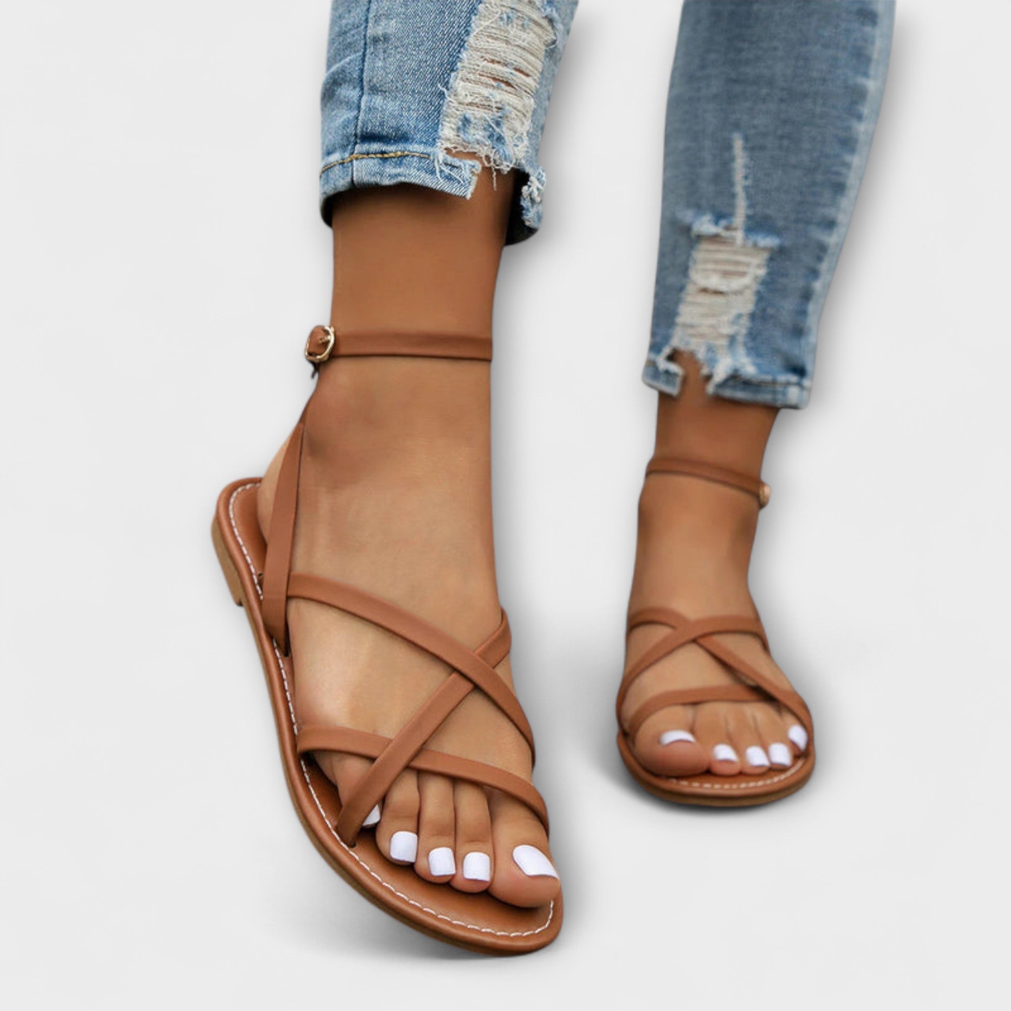 Suzu - Eleganta kvinnors romerska sandaler
