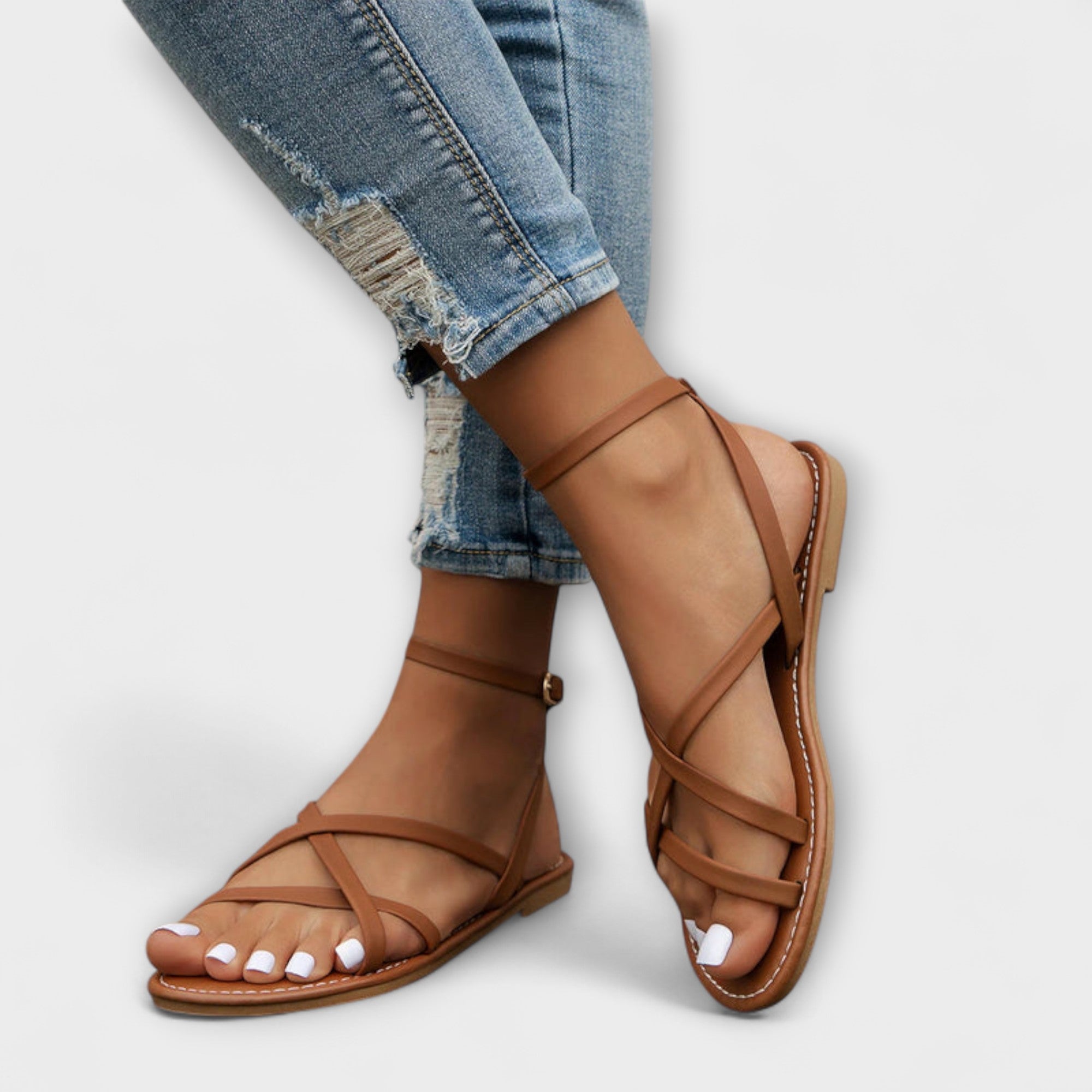 Suzu - Eleganta kvinnors romerska sandaler