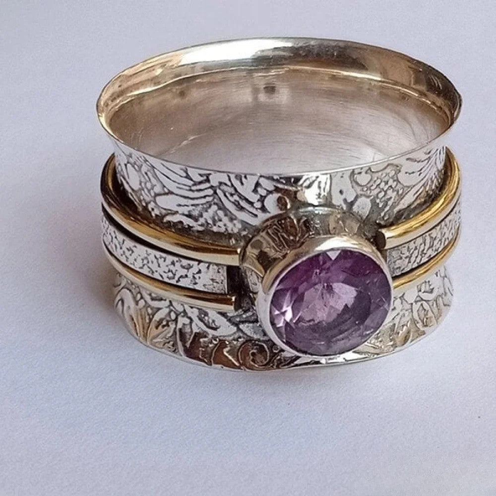 Bohemisk Kristall Meditationsring