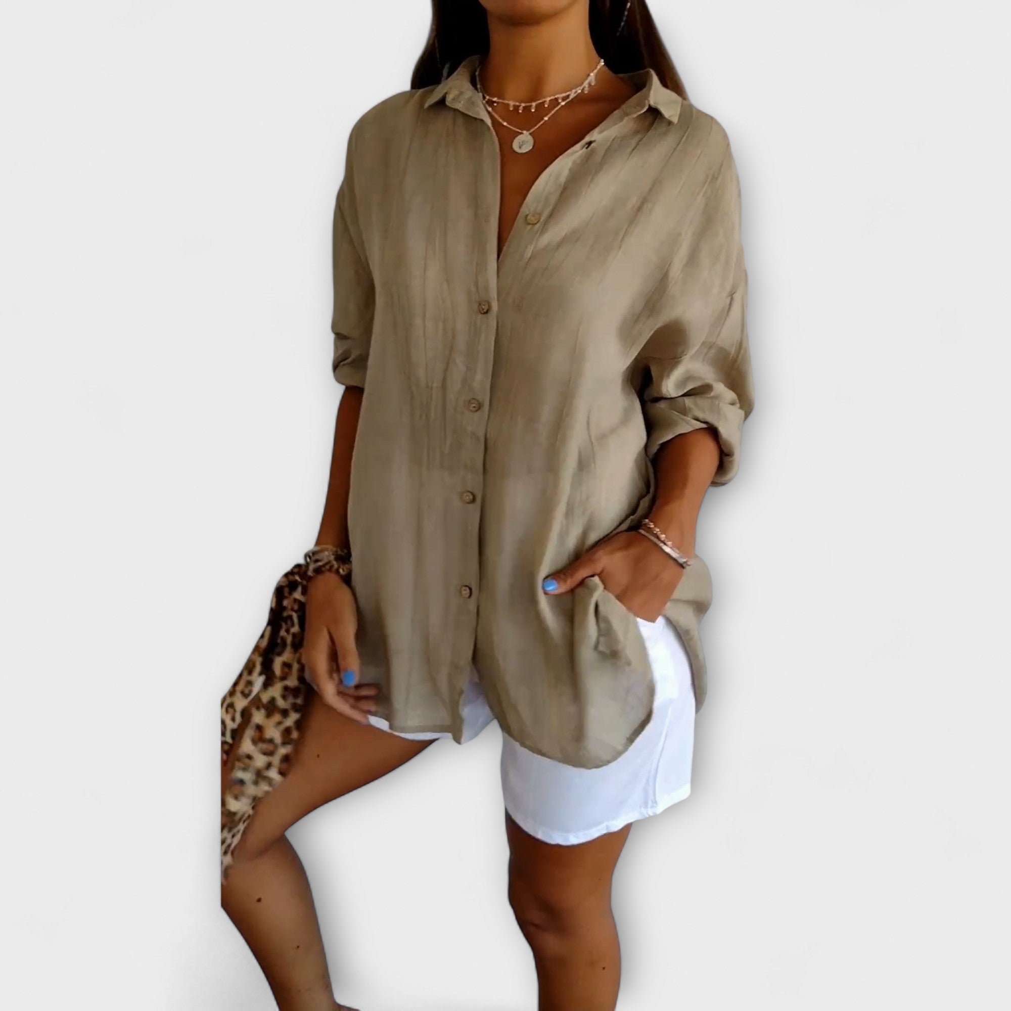 Saskia - Elegant Blus för Kvinnor