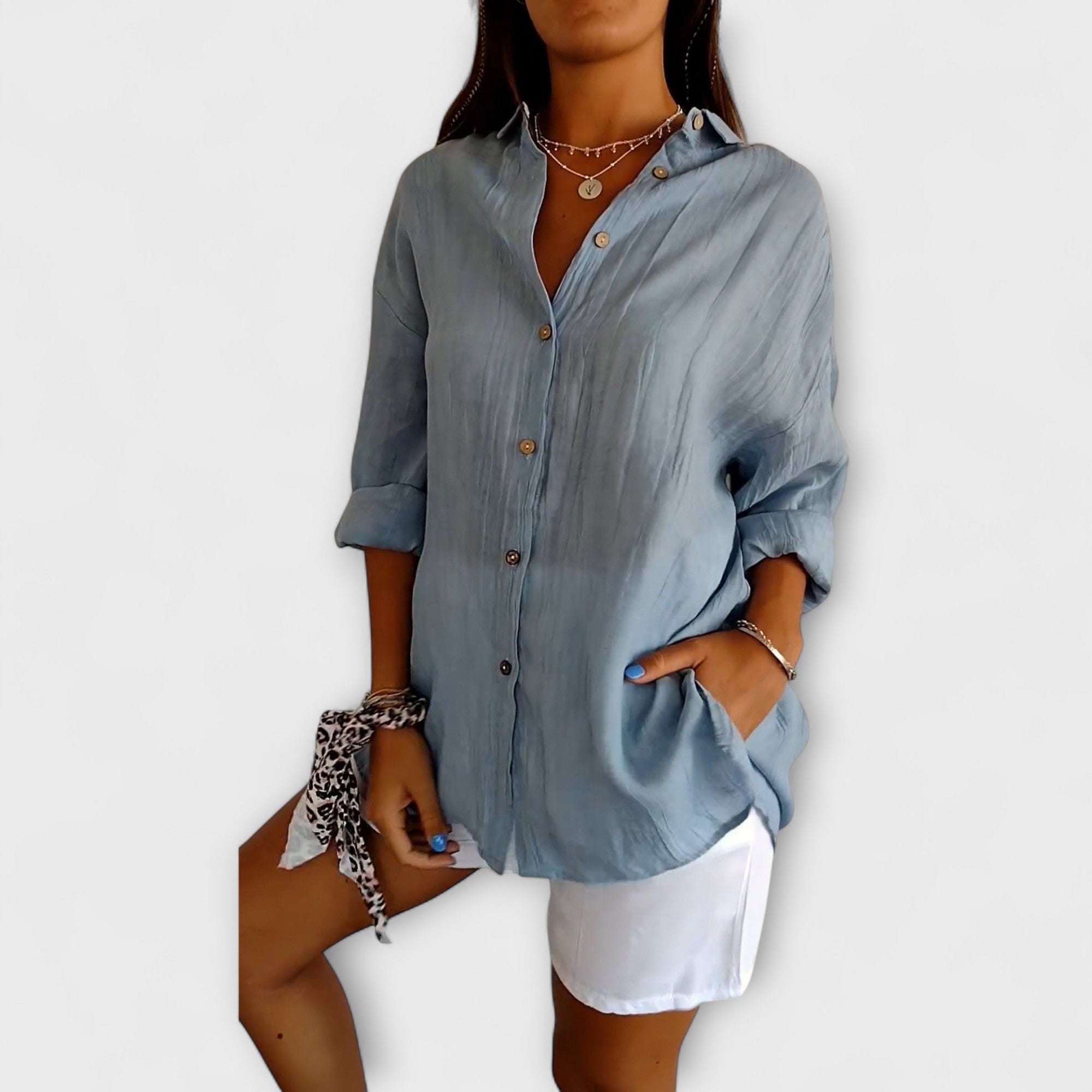 Saskia - Elegant Blus för Kvinnor