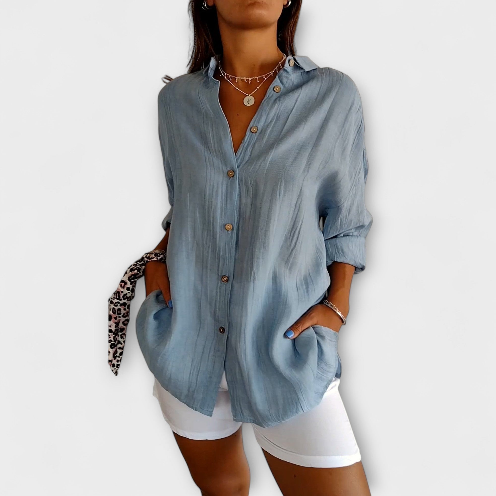 Saskia - Elegant Blus för Kvinnor