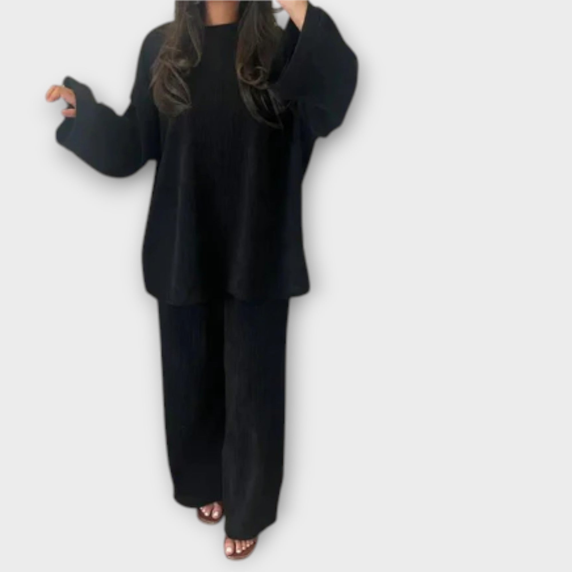 Ingrid - Oversized Set - Ribbad Stil