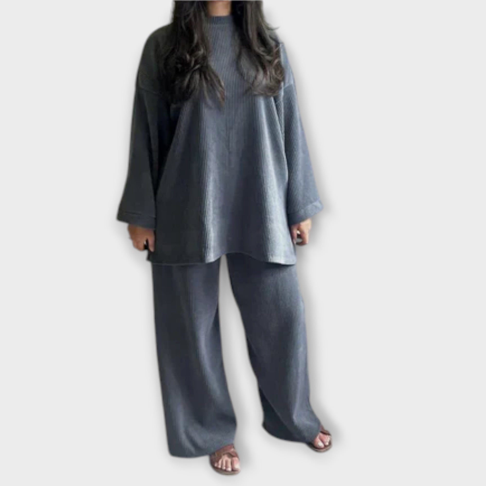 Ingrid - Oversized Set - Ribbad Stil
