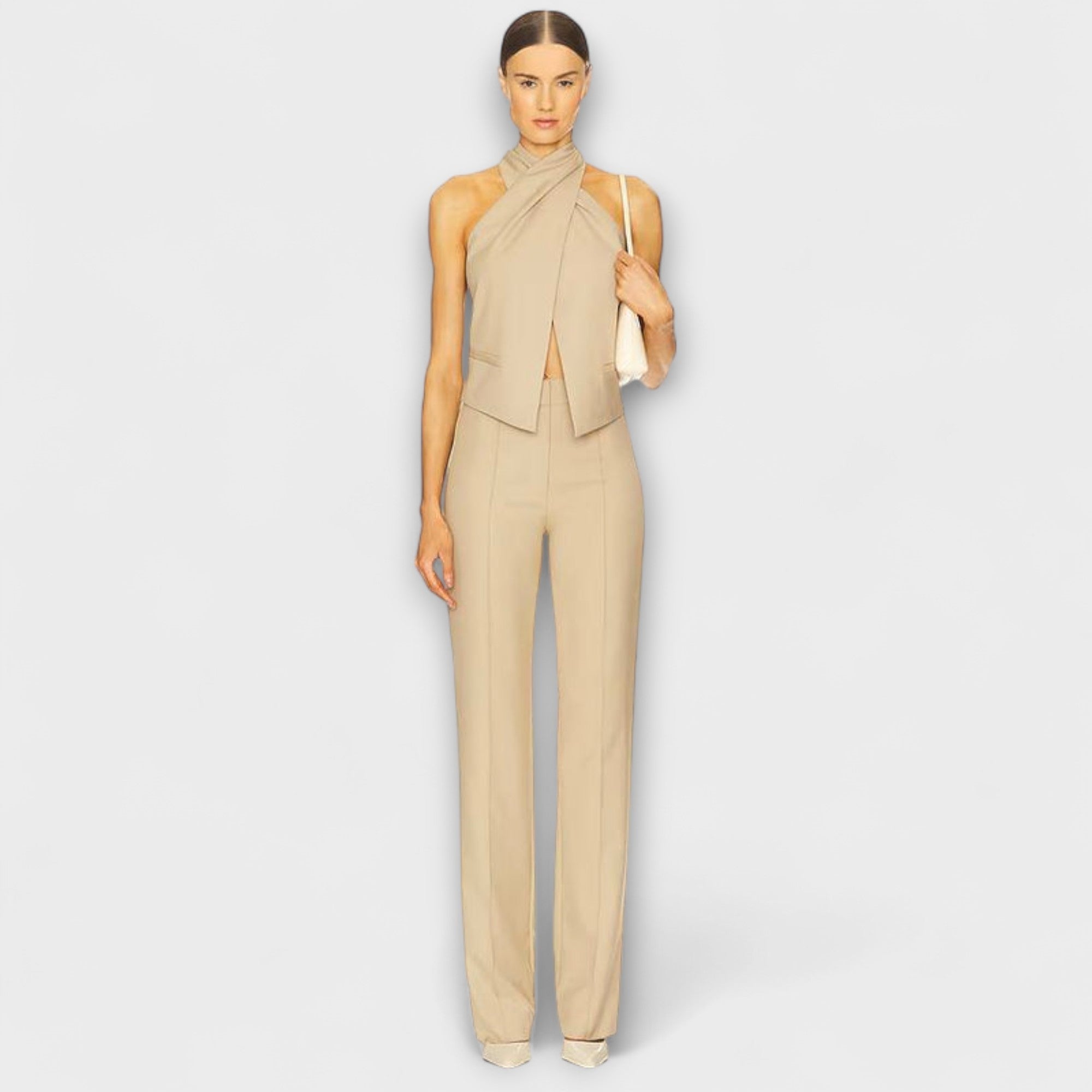 Juni - Crisscross Halterneck Tanktop