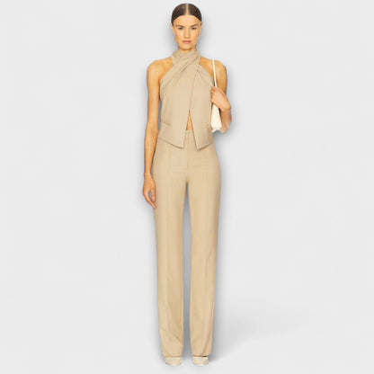 Juni - Crisscross Halterneck Tanktop